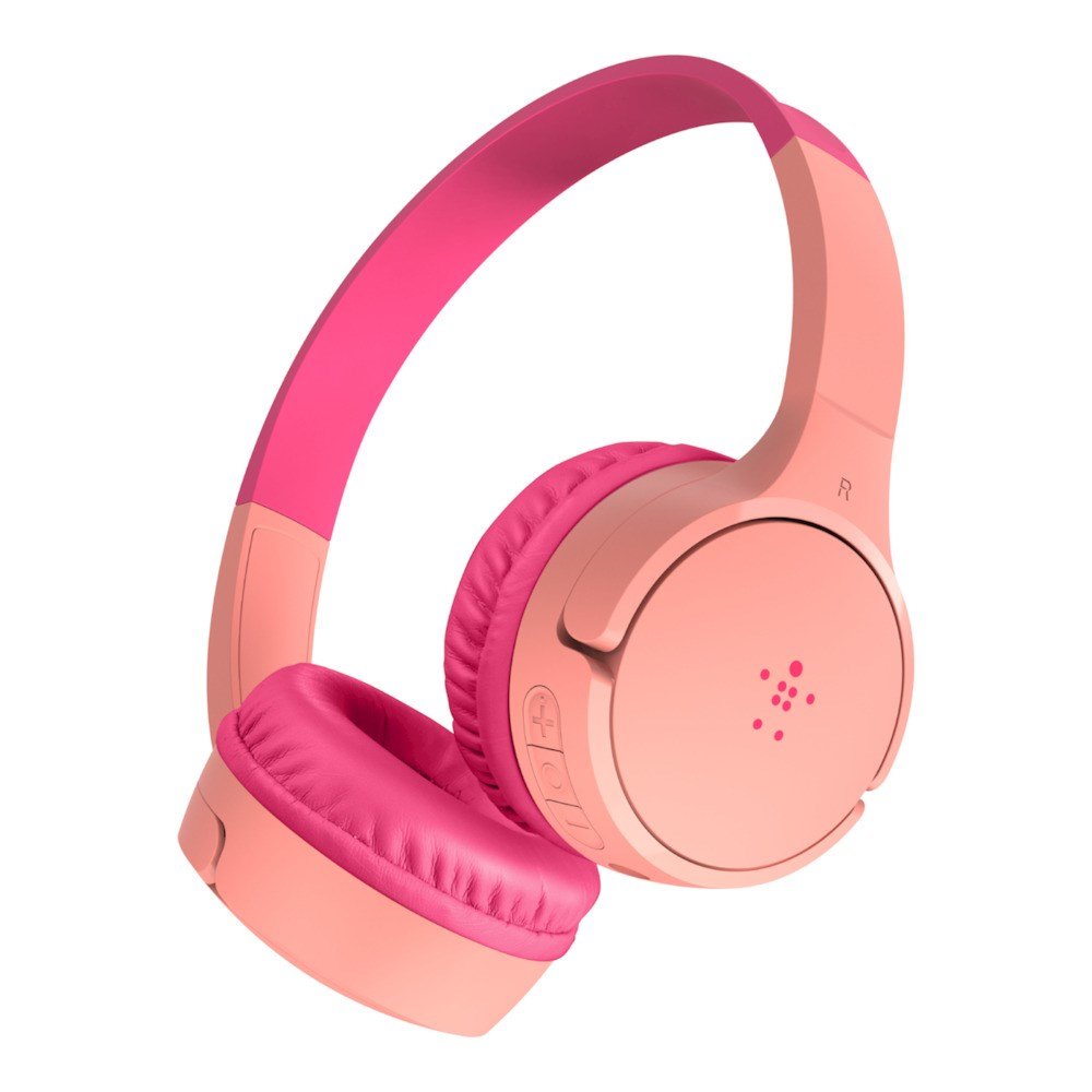 SOUNDFORM Mini Wireless OnEar Headphones Kids Pink