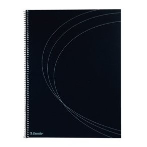 Spiralblok u/H A4 linieret 75 ark 75g