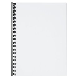 Spiralringe plastik 32mm 21 ringe sort (50)