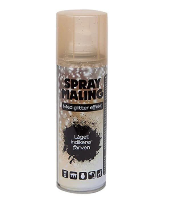 Spraymaling Guld glitter