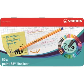 Stabilo fineliner 88 50 stk