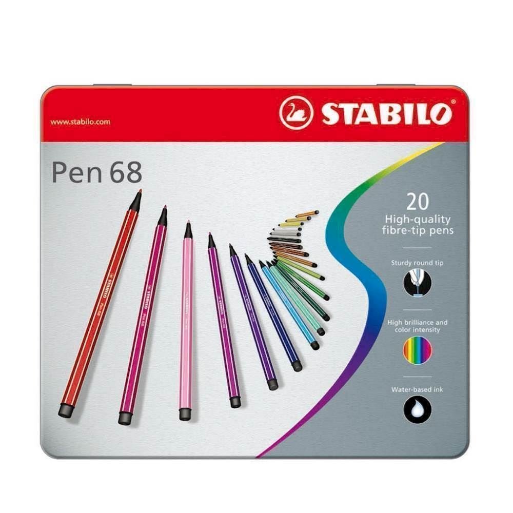 Stabilo pen 68 20 ass