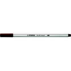 Stabilo Pen 68 Brush Mrke Brun