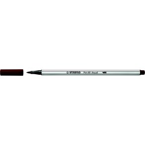 Stabilo Pen 68 Brush Mrke Brun