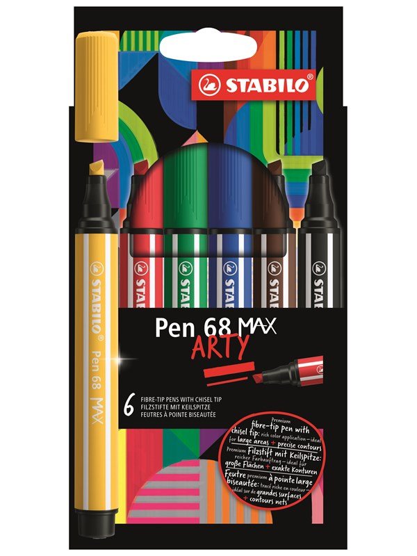 Stabilo Pen 68 Max 6 stk.