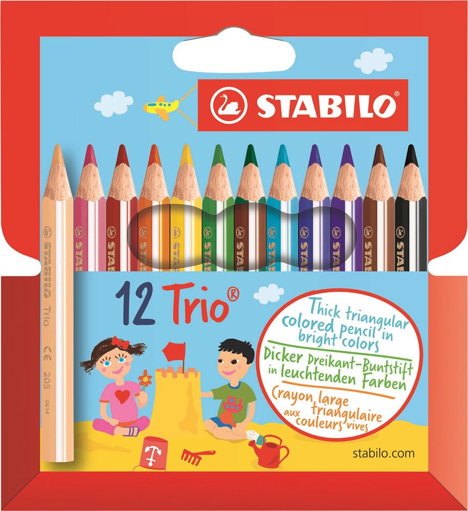 Stabilo Trio Thick Halve 12stk