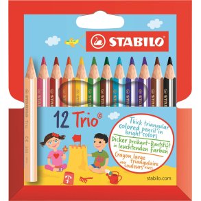 Stabilo Trio Thick Halve 12stk