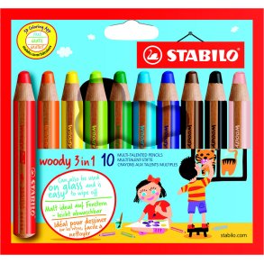 Stabilo Woody St 10 stk