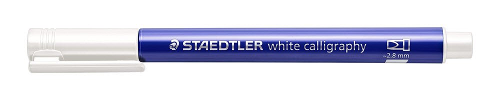 Staedtler Marker Kaligrafi Metallic Hvid