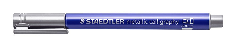 Staedtler Marker Kaligrafi Metallic Slv