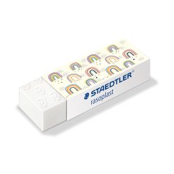 Staedtler Viskelde 2 stk          3ass farver