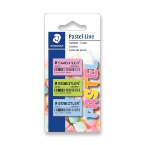 Staedtler Viskelder Mini Pastel Line 3 stk