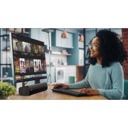 Stage Air V2 Compact Under-monitor Soundbar, Black