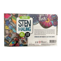 Stenmalling Glitter 10x30ml