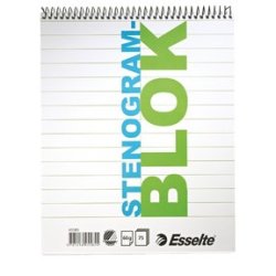 Stenogram blok  m/spiral 75 ark