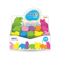 Stick'n cube dyr ass. farver 200 ark