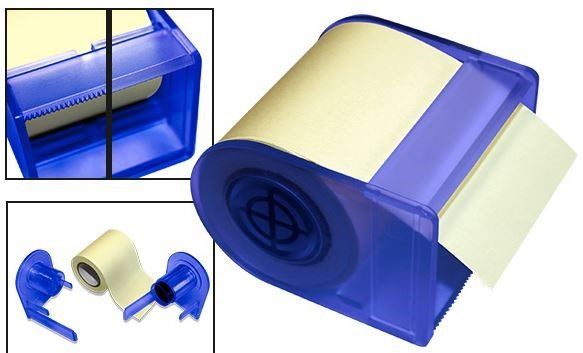 Sticky Notes Roll M/ Dispenser 60mm X 10m Gul