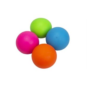 Stressbold 9 cm. neon 4 farver