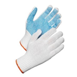 Strikhandsker med Bl Dup Str 8