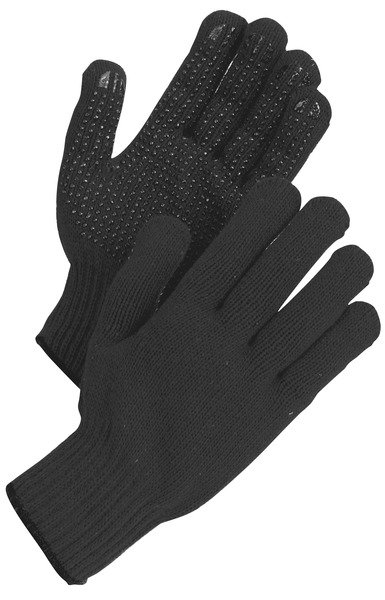 Strikvante med dup L72-706 Sort Str. 10