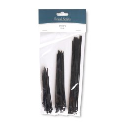 Strips Sort 75stk 3 Strrelser