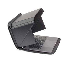 Sun Shade Vegan Leath Sleeve 15-16'' MacBook Black