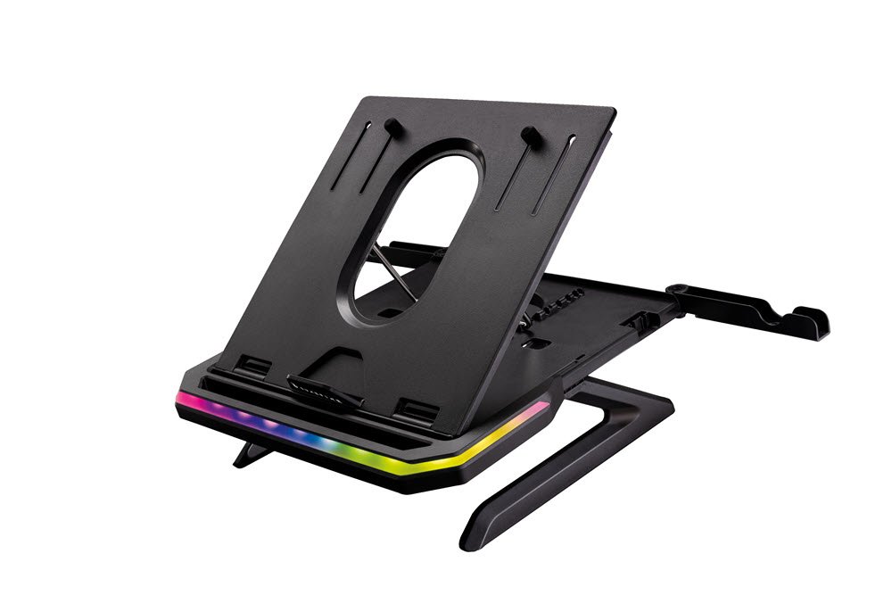 SUREFIRE Portus X1 Foldable Laptop Stand with RGB