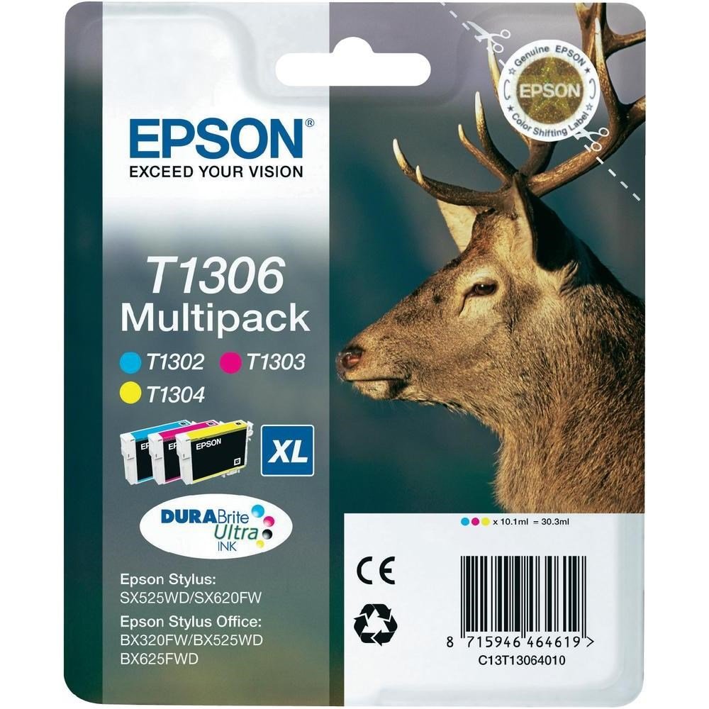 T1306 Multi Pack Ink 3-colour XL