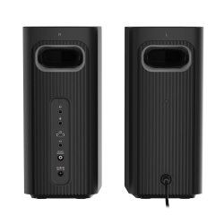 T60 Compact Hi-Fi 2.0 Speakers, Black