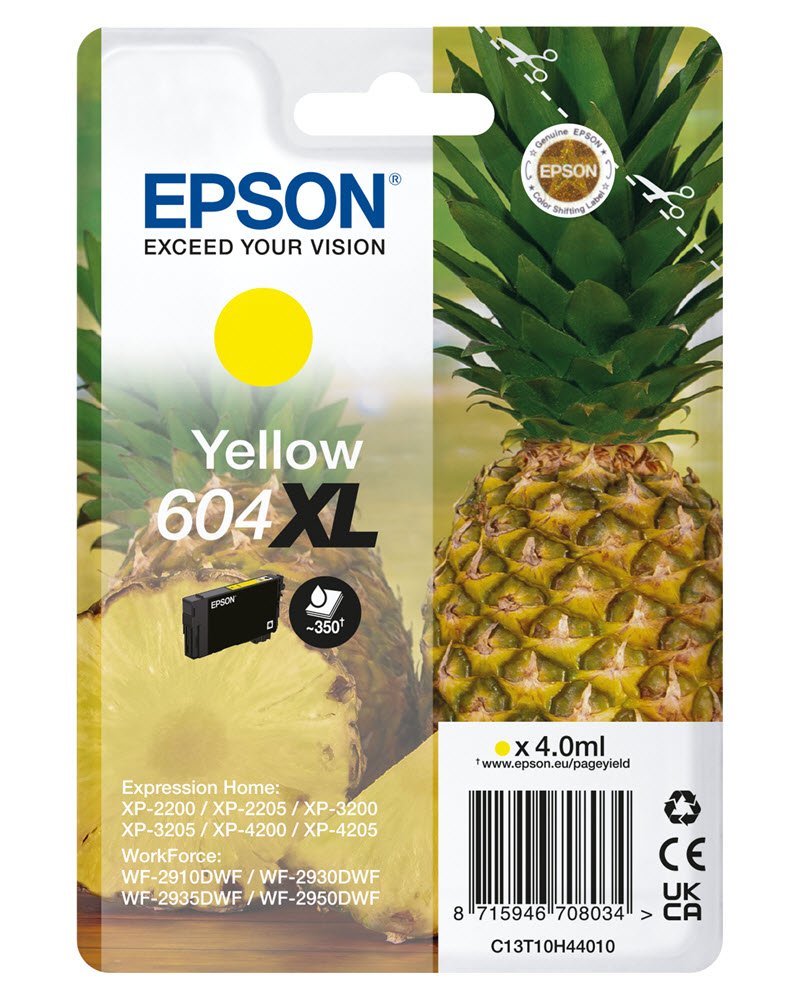 T604XL Yellow Ink Cartridge