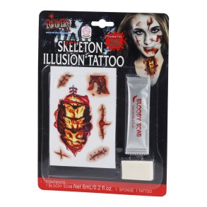 Tattoo & Blood Skeleton