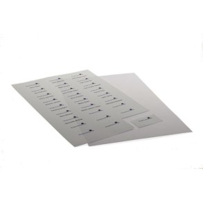 Tekstark 30 x 60mm 27 pr. ark