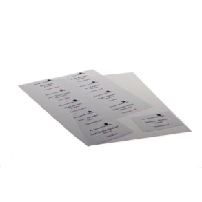 Tekstark 60 x 90mm 10 pr ark