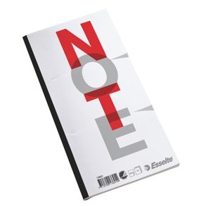 Telefonblok 3-delt 120x245 mm 75 ark