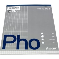 Telefonblok A5 Kvadreret