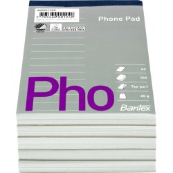 Telefonblok A6 Linieret