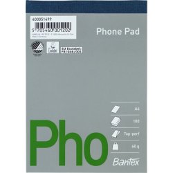 Telefonblok A6 Ulinieret