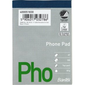 Telefonblok A7 Ulinieret