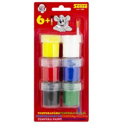 Sense Maling i btte 6 farver m. pensel