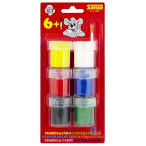 Sense Maling i btte 6 farver m. pensel