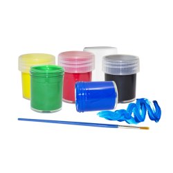 Sense Maling i btte 6 farver m. pensel