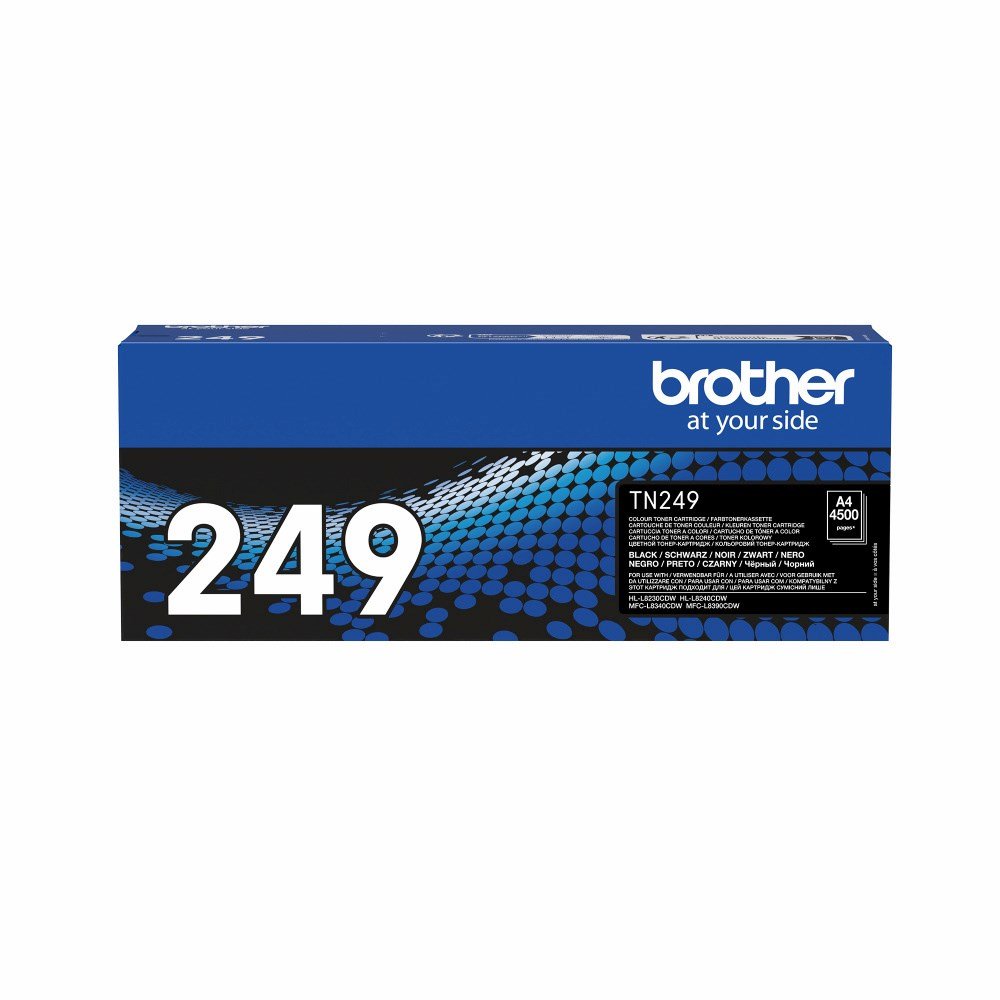 TN249BK Black toner cartridge super highyield 4.5K