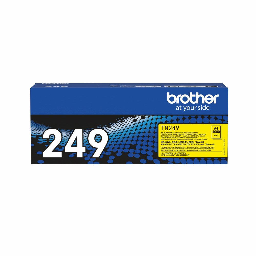 TN249Y Yellow toner cartridge super high yield, 4K