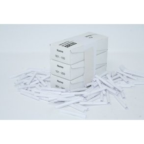 Tombola numre 1-300 Hvid