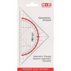 Trekant lineal M+R 16 cm