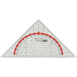Trekant lineal M+R 16 cm