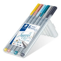Triplus Fineliner Hygge 6stk Antik