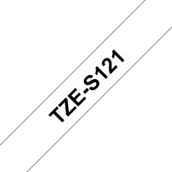 TZe tape 9mmx8m strong black/clear