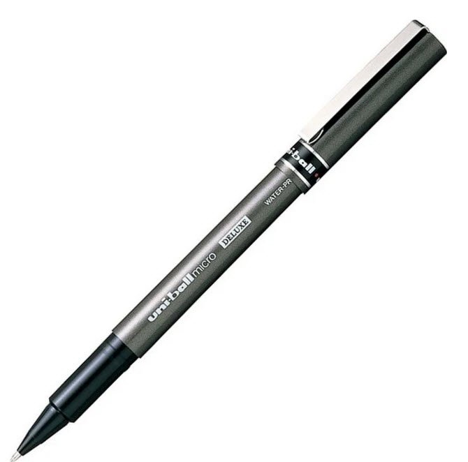 Uni-Ball micro deluxe rollerball UB-155 Sort