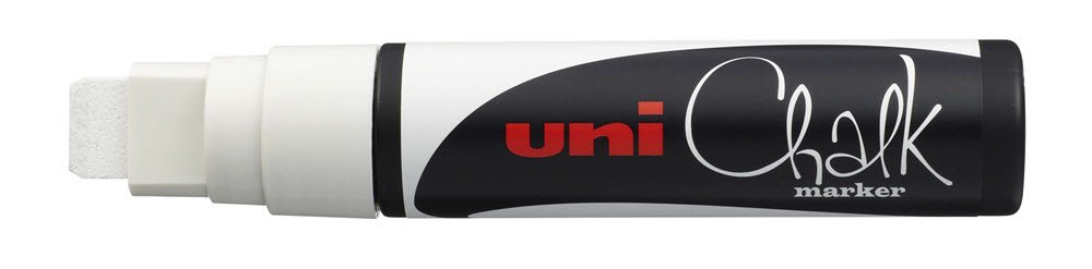 Uni kridt Marker 17K Hvid